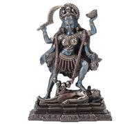 Veronese Design Statua della dea indù di Kali in piedi su Lord Shiva
