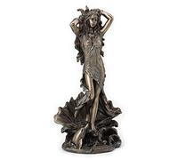 Veronese Design Statua di Afrodite che sorge dal mare, dea greca romana con finitura in bronzo antico, 29 cm