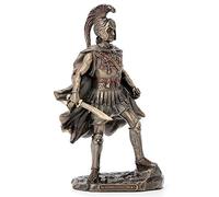 Veronese Design Statua di Alessandro il Grande Guerriero Greco Romano con finitura in bronzo antico, 24 cm