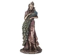 Veronese Design Statua di Hera, la dea greca delle donne e del matrimonio, in resina fusa a freddo, finitura bronzata, 15,5 cm