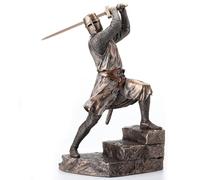 Veronese Design Statua di spada a doppia mano con cavaliere templare