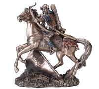Veronese Design Statua giapponese da 15,8 cm con finitura bronzata in resina pressofusa a freddo per tiro con l'arco
