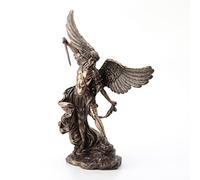Veronese Design Statua in resina di San Michele Arcangelo 38,1 cm con finitura in bronzo