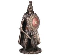 Veronese Design Statuetta decorativa da collezione in resina colata a freddo con finitura bronzata di Ares il dio greco della guerra, 15,8 cm