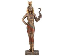 Veronese Design Zeckos - Statua della dea egizia Hathor con un cobra