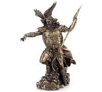 Veronese Design Zeus - Statua di Dio greco con fulmine e aquila