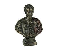 VERONESE Statua di busto di Giulio Cesare rifinito in bronzo