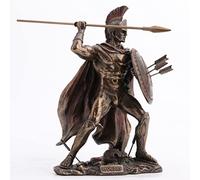 Veronese Unicorn Studio King Leonida Greco Guerriero di Sparta Statue Sculpture
