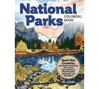 Veronica Hue National Parks Coloring Book (Tascabile)