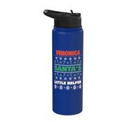 Veronica Santa's Little Helper, divertente nome natalizio di Veronica Stainless Steel Insulated Water Bottle