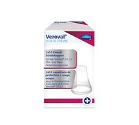 Veroval Cappucci Protettivi per Termometro 20 pz | Cappucci Monouso Compatibili Per Un Utilizzo Igienico Del Termometro.