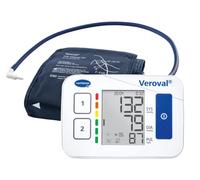 VEROVAL, Sfigmomanometro digitale compatto, tensione arteriosa, misurazione della pressione sanguigna, misurazione rapida e precisa, ergonomica, 200 letture, taglia universale