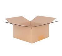 verpacking 100 Scatole cartone 15 x 15 x 8 cm marroni - Scatole da imballaggio e spedizione DHL un'onda KK 05