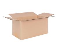 verpacking 100 Scatole cartone 24 x 13 x 13 cm marroni - Scatole da imballaggio e spedizione DHL un'onda KK 22