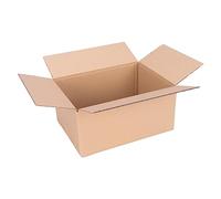 verpacking 100 Scatole cartone 25 x 17,5 x 10 cm marroni - Scatole da imballaggio e spedizione DHL un'onda KK 24
