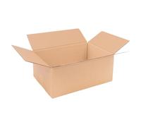 verpacking 100 Scatole cartone 35 x 24 x 15 cm marroni - Scatole da imballaggio e spedizione DHL un'onda KK 70