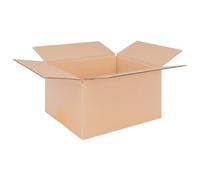 verpacking 100 Scatole di cartone un'onda 25 x 20 x 14 cm, marroni - Cartoni da imballaggio, spedizione DHL e stoccaggio KK 26