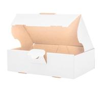 verpacking 100 Scatole fustellate bianche | 16 x 11 x 5 cm - MB 1 | scatole per spedizioni piatte