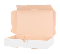 verpacking 100 Scatole fustellate bianche | scatole per spedizioni piatte | 24 x 16 x 4,5 cm - MB 3