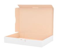 verpacking 100 Scatole fustellate bianche | scatole per spedizioni piatte | 32 x 22,5 x 5 cm - MB 4