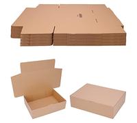 verpacking 100 Scatole fustellate marroni | 43 x 31 x 12 cm A3 - WP L | Scatole per spedizioni DHL DPD GLS