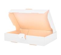 verpacking 100 Scatole per spedizioni piatte | 24 x 16 x 4,5 cm - MB 3 | scatole fustellate bianche