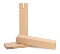 verpacking 100 Tubi di cartone quadrati 64 x 11 x 11 cm | tubi in cartone per spedizioni DHL | scatole lunghe e strette