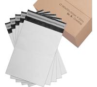 verpacking buste per spedizioni 450 x 550 mm Bianco/Nero [taglia e quantità a scelta] Coex sacchetti plastica vestiti film 60 micron antistrappo impermeabili opachi 100 pezzi