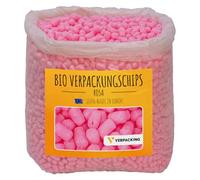 verpacking chips da imballaggio BIO in amido di mais [colore e quantità a scelta] materiale di riempimento per pacchi 25 litri - rosa