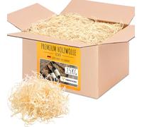 verpacking Lana di legno Fichte (quantità selezionabile) - materiale di riempimento per regali e pacchi, decorazione - qualità premium 2,5 kg