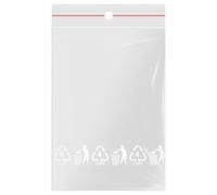 verpacking sacchetti con chiusura a zip 70 x 100 mm [misura e quantità selezionabili] trasparenti 50 µm sacchetti in polietilene di plastica richiudibili (100 unità)