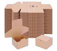 verpacking Scatole pieghevoli 12 x 10 x 8 cm marrone (dimensioni esterne 12,5 x 10,5 x 8,5 cm) WP 10 scatola da spedizione imballaggio (500 pezzi)