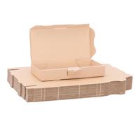 verpacking scatole postali piatte 18 x 10 x 3 cm MB 0 marrone - Spedizione Postale scatole cartone scatole cartone con coperchio 100 pezzi