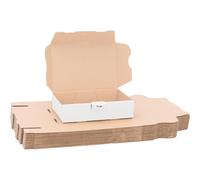 verpacking scatole postali piatte 18 x 13 x 4,5 cm MB 2 bianco - Spedizione Postale scatole cartone scatole cartone con coperchio 100 pezzi