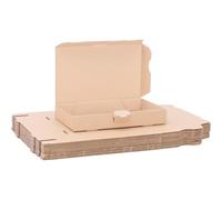 verpacking scatole postali piatte 22,5 x 14,5 x 3,5 cm MB XS marrone - Spedizione Postale scatole cartone scatole cartone con coperchio 100 pezzi