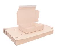 verpacking WP-45-A DHL - Confezione da 50 scatole di cartone con strisce adesive e filo, 350 x 250 x 80 mm, colore marrone (dimensioni interne 346 x 240 x 76 mm), confezione da 50 pezzi