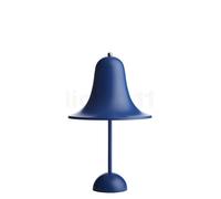 Lampada Da Tavolo Portatile Pantop Verner Panton Opaco Blu