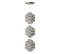 Verpan Spiral SP3 Lampadario Argento
