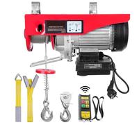 Verricelli elettrici Bandiera per Paranco Elettric Verricello per garage sopraelevato con gru elettrica da 250 kg con telecomando cablato/senza fili per barca per auto