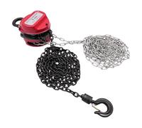 Verricelli elettrici Puleggia a catena da 1000 chilogrammi gru del paranco a cavo da 4 m rossa con il cricchetto del freno per le imprese delle fabbriche, ecc Argani elettrici