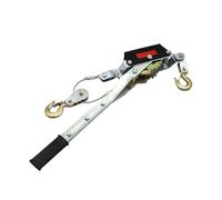 Verricello, 1-4 tonnellate di tirante manuale for cavi, attrezzo serraggio, for verricello e cavo in acciaio, mini tenditore, doppio gancio, strumenti sollevamento per ATV UTV Marine(2 Ton)