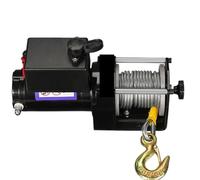 Verricello, 3000LBS 24V/12V Electric Winch + 8M Synthetic Rope, Wireless Control, Suitable For ATV SUV Boat Truck Trailer Recovery Off-Road,per Garage(24V 3000lb)