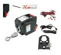 Verricello/Argano/Paranco elettrico 12V 2000 lbs + Telecomando Ribitech - PE12V