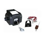 Verricello/Argano/Paranco/Tirabarche 12V 2000 lbs con telecomando wireless