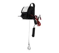 Verricello elettrico, 12 V, verricello elettrico ad alte prestazioni, verricello elettrico da 300 W e 2721 kg, trasmissione in acciaio per auto, rimorchi e yacht