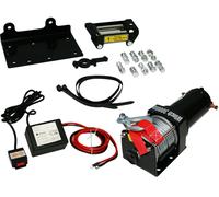 Verricello elettrico 12V 1360/2720KG, 1000W, Argano lunghezza 10.2m diametro ...
