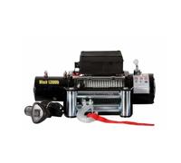 Verricello Elettrico 12V/24V 3000lb Rimorchio For Auto Fuoristrada For Impieghi Gravosi ATV Telecomando 1360kg Kit Verricelli Elettrici Con Cavo In Acciaio 8M Alta Capacità Di Carico(24V 3000lb)