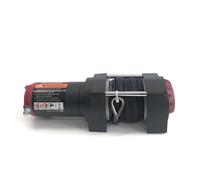Verricello Elettrico 12v 3000lb Corda Sintetica ATV Off Road Verricello Elettrico NERO Facile Da Usare