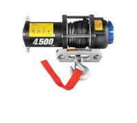 Verricello Elettrico 12V 4500/5000/5500 LBS Verricello For Camion Corda Sintetica Off Road Impermeabile ATV UTV Verricelli Con Telecomando Wireless Facile Da Usare(4500 LBS)