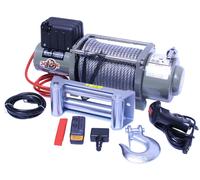 Verricello elettrico 12V 7620KG 4200W, Argano a tubo flessibile lunghezza 28m...